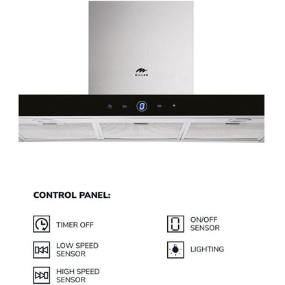 Millen Range Hood 90cm|MKH905IX