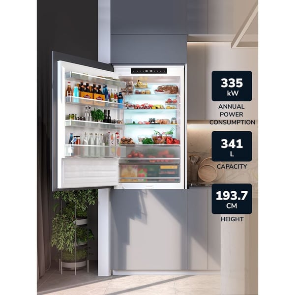 Millen Built In Double Door Refrigerator 341 Litres|MBIM 193.7D