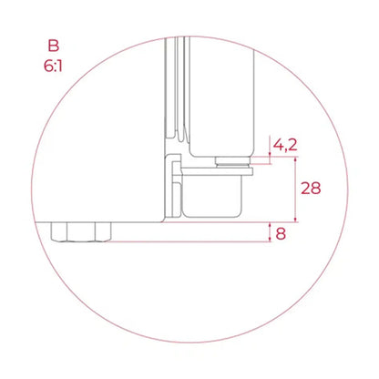 TEKA Built In Refrigerator 316L with Adjustable Shelves |RSL 73370 ME