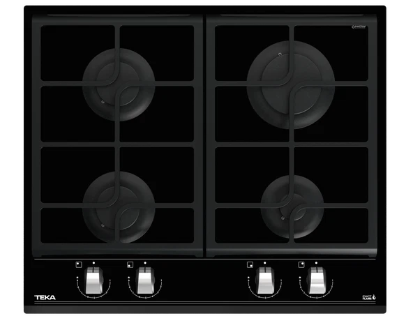 TEKA Built in Gas‑on‑Glass Hob with ExactFlame 60 cm |GZC 64300 BK