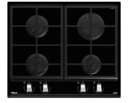 TEKA Built in Gas‑on‑Glass Hob with ExactFlame 60 cm |GZC 64300 BK