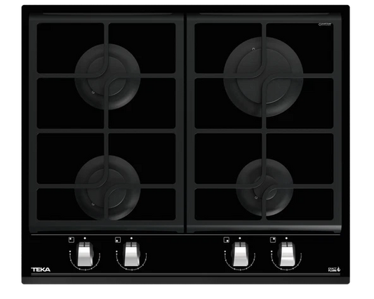 TEKA Built in Gas‑on‑Glass Hob with ExactFlame 60 cm |GZC 64300 BK