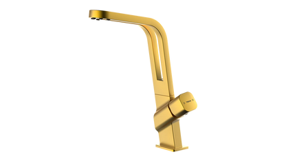 TEKA Metallic Edition single lever tap with revolutionary open spout concept|ICO 915 Brass