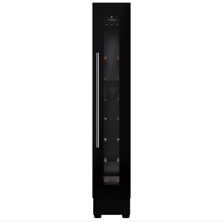 TEKA Wine Cooler with capacity for 8 bottles 25L Compact Design with Glass Door|RVU 10008 GBK - Urbancucine 