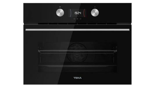 Teka Built in Multifunction oven with microwave and 11 cooking functions 45 cm|HLC 8440 C FBK - Urbancucine 