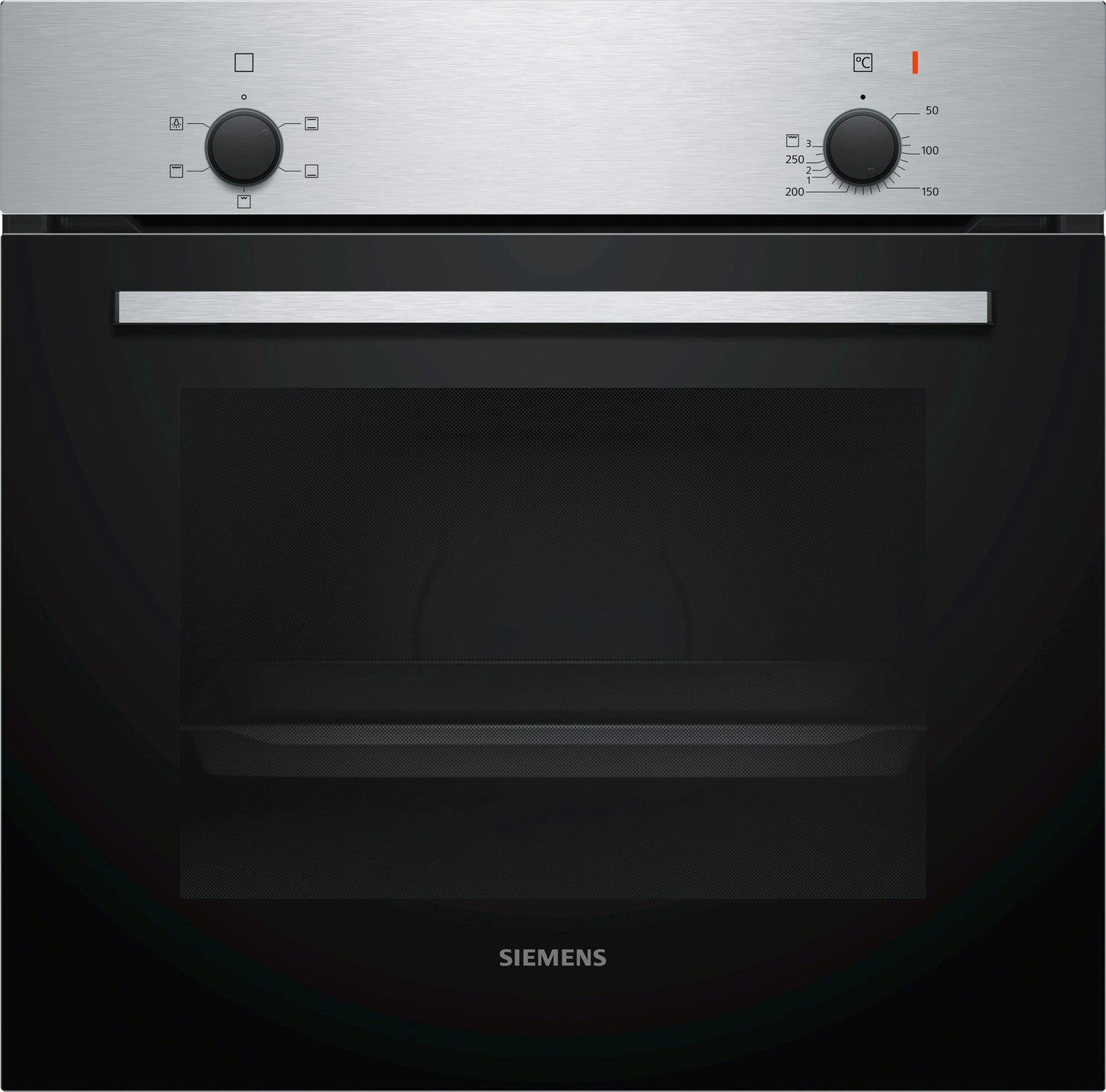 Siemens iQ100 Built-in Electric Oven 71L HA010FBR1M Black/Silver