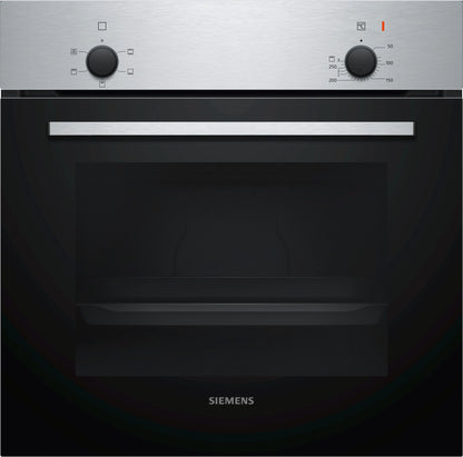 Siemens iQ100 Built-in Electric Oven 71L HA010FBR1M Black/Silver