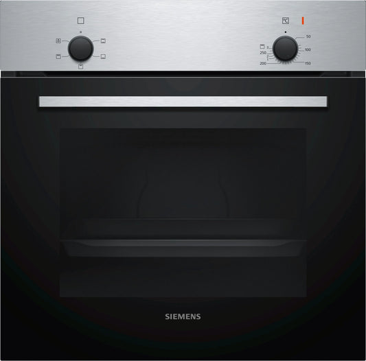 Siemens iQ100 Built-in Electric Oven 71L HA010FBR1M Black/Silver