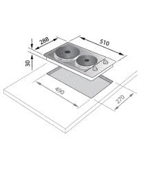 Elba Built-in Domino Hobs 30cm|E30-020 X