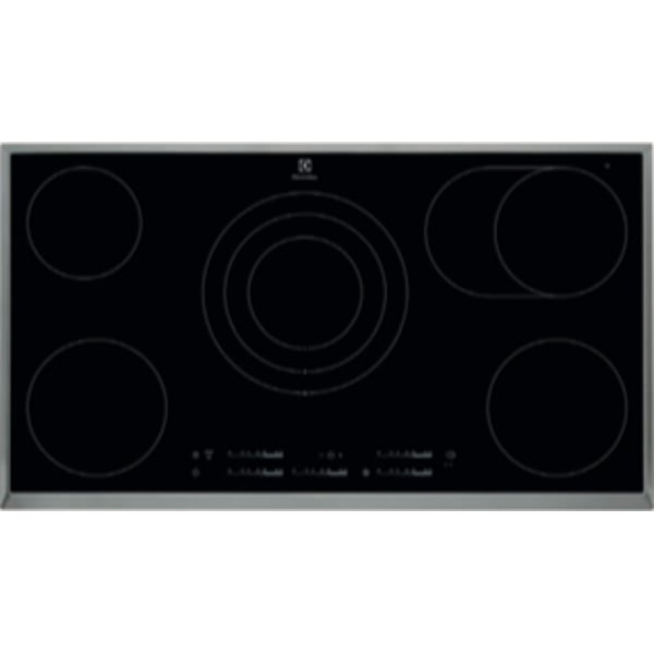 Electrolux built-in ceramic hob with 5 burners 7900W 90cm|EHF9557XOK