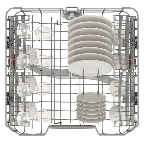 Ariston Built-In 60cm Fully Integrated Dishwasher,14 Place Setting & 7 Programs,3 Racks|LIC3C26WF