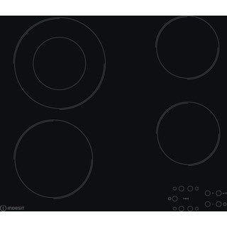 Indesit Built In Ceramic Hob AAR160 Black