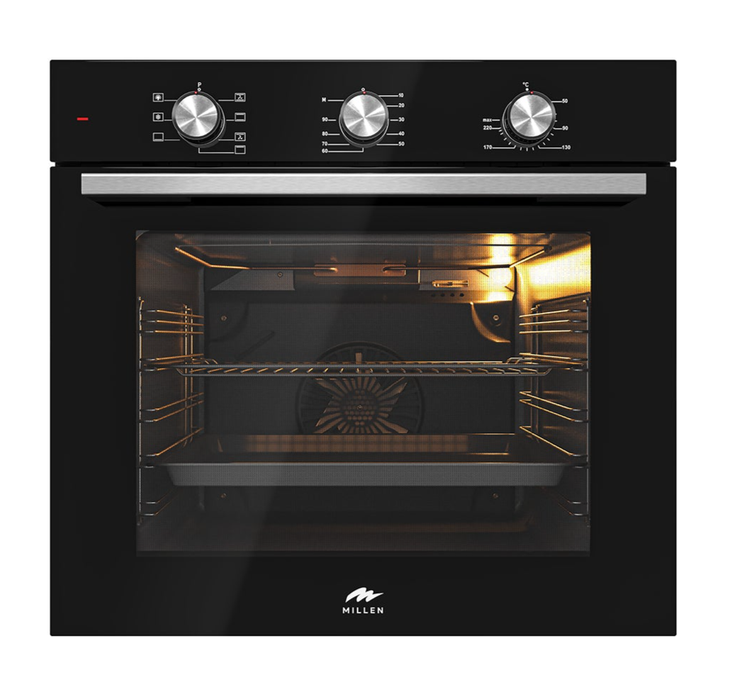 Millen Built In Electric Oven 78 liters 60cm|MEO 6001 BL