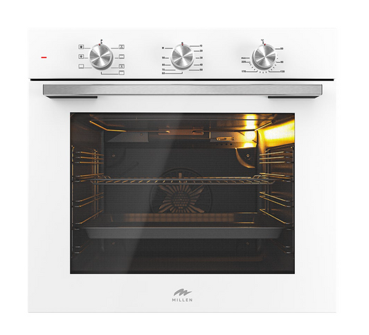 Millen Built In Electric Oven 78 liters 60cm|MEO 6001 WH